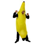Kostým banán – unisex karnevalový oblek banán pro dospělé 170 × 65 cm