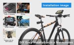 Set telecamera per bicicletta - telecamera posteriore full hd + monitor da 4,3" con registrazione su scheda micro SD
