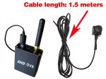 Mini cámara estenopeica FULL HD con 90° + audio + módulo DVR Transmisión EN VIVO soporte 3G/4G SIM