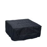 Plynový krb na bombu (propan butan/propan) exterierový prenosný - OLYMP 91x91cm šedý