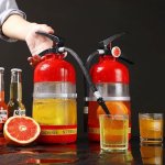 Dávkovač nápojov hasiaci prístroj – párty hasiaci prístroj na nápoje 1,5 l