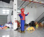 SPIDERMAN nafukovací panák  XXL - tancujúca reklama postavička reklamná s výškou 3 m