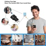 USB адаптер камера Spy в AC/DC гнездо WiFi P2P FULL HD с детекция на движение