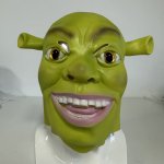 Maska na obličej Shrek – pohádková maska na karneval pro děti i dospělé