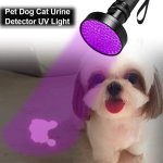 Detekčná UV lampa (baterka) s 100 LED – odhaľovanie škvŕn + biologických zvyškov a bankoviek