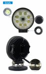 Vodotesná cúvacia kamera s uhlom záberu 120° a pracovným osvetlením 8x LED s dosvitom do 50 m