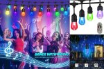 Svetelna retaz LED RGBW farebná - 15ks žiaroviek + 14m kábel IP65 krytie a diaľkové ovládanie
