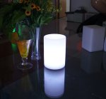 Stolová LED lampa oválna solárna - RGB meniaca farby 10 módov (interier/ exterier)