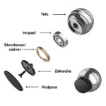 Guľa kinetická – antistresová gulička rotujúca s efektom víru 4 cm