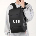 Batoh nepromokavý pánský – batoh s USB portem a PIN zámkem moderní