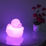 LED kačka plastová 23x29cm s RGB farbami plávajúca + krytie IP65 a diaľkový ovládač