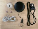 Mini auricolare - auricolari wireless spia con supporto per scheda SIM in mini portachiavi