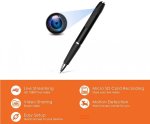 Wifi pen kamera P2P (iOS/Android) streaming uživo s FULL HD + podrška za micro SD 128GB