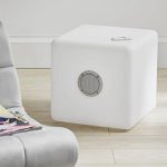 Kocka plastová reproduktor Bluetooth 10W + výkon + IP44 + RGB farebná - 35x35x35cm