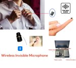 Špionážne slúchadlo do ucha digitalne + nabijatelna bateria  + externý mikrofón / reproduktor