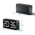 Klokcamera 4K - spion verborgen camera in digitaal alarm + Wifi met P2P + IR