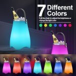 Nadoba na chladenie nápojov 3L a ľadu so 7 RGB LED + 5W reproduktor Bluetooth + IP44