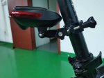 Zadná kamera na bicykel FULL HD + WiFi priamy prenos do smartfónu (iOS / Android) + LED signalizácia