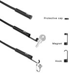 Endoskopická kamera s podstavcom na mobil  FULL HD s Wifi duálna 8mm - 5m kábel