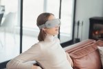 Smart vibračné masážne okuliare s Bluetooth pripojením