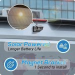 Kit retromarcia solare - Monitor 5" + telecamera magnetica wifi wireless HD 720P