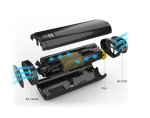 Elektrická smart pumpa na auto a bicykel – prenosný mini kompresor 120 PSI + powerbanka + LED baterka