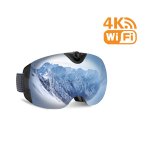 Lyžiarske okuliare s kamerou + Ultra HD kamera + UV400 filter + WiFi pripojenie