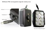 SET telecamera WiFi per carrello elevatore per batteria 9000 mAh - Telecamera HD 720P con monitor IP69 + 7"