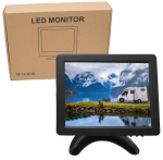 CCTV LCD monitor 8" s BNC, HDMI, VGA, AV, USB + reproduktory a dálkové ovládání