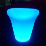 Vedro na nápoje a ľad svietiace LED - 8 farieb s diaľkovým ovládaním + IP44 krytie