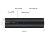Prenosná elektrická pumpa na lopty + LED baterka + 2 nafukovacie ihly