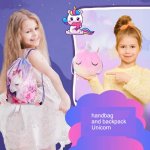 Kozmetická sada dievčenská Jednorožec darčeková – set doplnkov pre deti 9-dielny