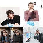 Špionážní SET - Mini pinhole kamera Full HD WiFi/P2P - zaostření textu + spy sluchátko do ucha
