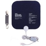 USB vyhrievaná podložka 20x20 cm – elektrická semišová podložka s ohrevom do 50 °C