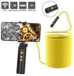 Endoskopická kamera s podstavcom na mobil  FULL HD s Wifi duálna 8mm - 5m kábel