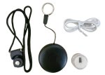 Mini auricolare - auricolari wireless spia con supporto per scheda SIM in mini portachiavi