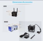 Autokamera celokovová Full HD 4G SIM/WiFi IP66 + 18 IR LED nočné videnie do 20 m + Mic/Repro