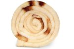 Deka kulatá tortila - Přikřívka s designem připáleného burrita 150 cm