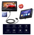 Reproductor MP5 coche multifuncional pantalla 4,3" Bluetooth V5.0 video/audio/foto + transmisor FM y Manos libres