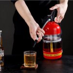 Dávkovač nápojov hasiaci prístroj – párty hasiaci prístroj na nápoje 1,5 l