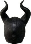 Maska na tvár Maleficent Zloriana – rozprávková maska s rohmi na Halloween