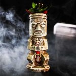 Pohár na drinky keramický – Koktejlový pohár Tiki Samif, 450 ml