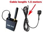 SET compatto: streaming live box DVR WiFi + telecamera stenopeica 130° fisheye + audio