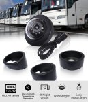 Mini DOME autobusová AHD kamera Full HD + objektív 3,6 mm + 10 IR LED nočné videnie + technológia WDR
