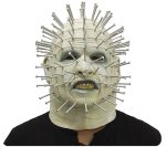 Maska na obličej Hellraiser Pinhead – hororová maska na Halloween pro děti i dospělé