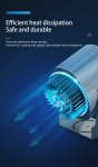 Logo Gobo проектор 80W LED въртящ се - прожекция до 50м върху сгради, тротоари, стени