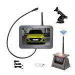Kit retromarcia solare - Monitor 5" + telecamera magnetica wifi wireless HD 720P
