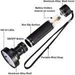 Detekčná UV lampa (baterka) s 100 LED – odhaľovanie škvŕn + biologických zvyškov a bankoviek