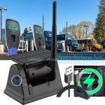 Kit retromarcia solare - Monitor 5" + telecamera magnetica wifi wireless HD 720P