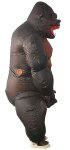 Kostým gorila nafukovací – oblek King Kong s ventilátorem na Halloween a karneval